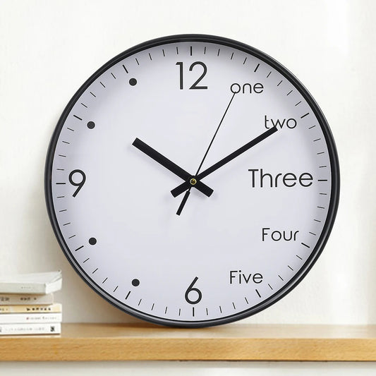 12" wall clock